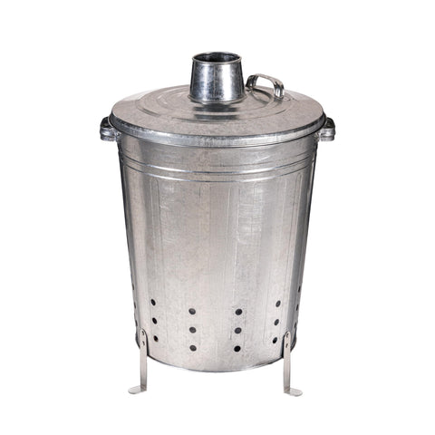 Evergreen Garden incinerator ash disposal process shown for privacy and disposal.