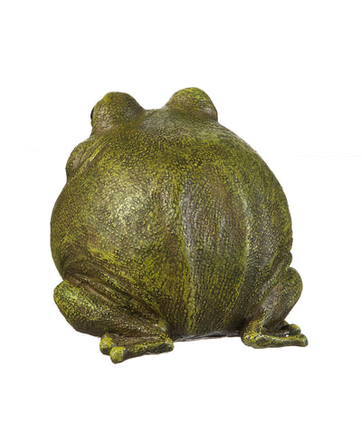 Evergreen Garden 6-inch frog statue complements porch or patio décor.