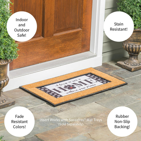 Evergreen Sassafras doormat at entryways blends style and practical grip