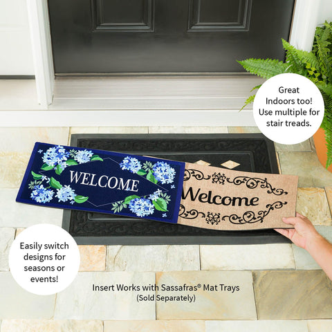 Evergreen Flag Interchangeable tray-ready mat, frames sold separately, customizable entryway look