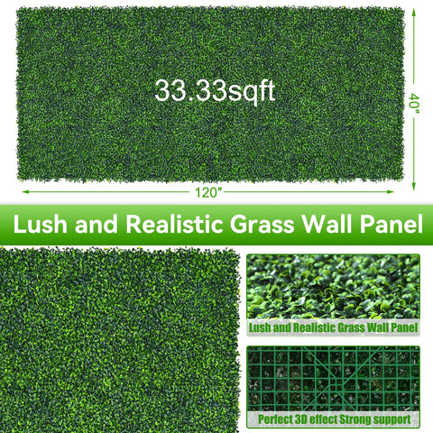 EverNature boxwood roll close-up leaves texture highlights realistic detail
