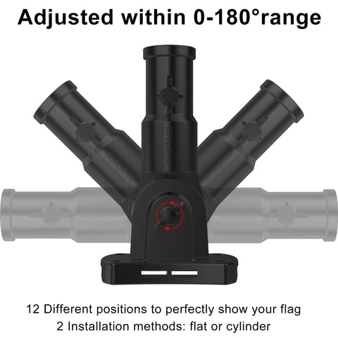 evertoco 6ft stainless steel flag pole shines in all weather