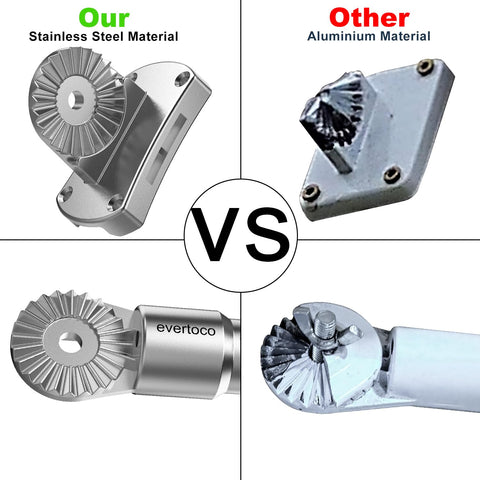 Evertoco adjustable gear delivers 0–180° flexibility for optimal flag orientation.
