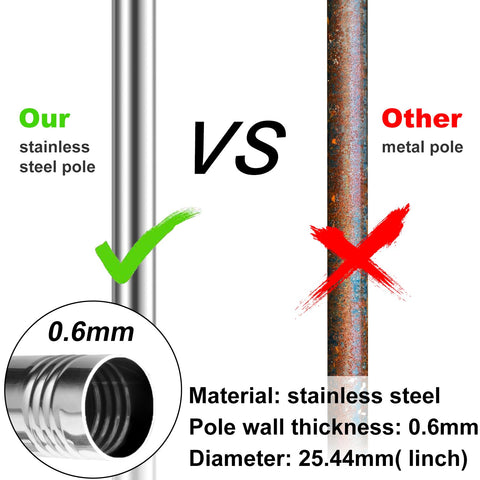 Evertoco flag pole rings in aluminum alloy with smooth bearings prevent tangling.