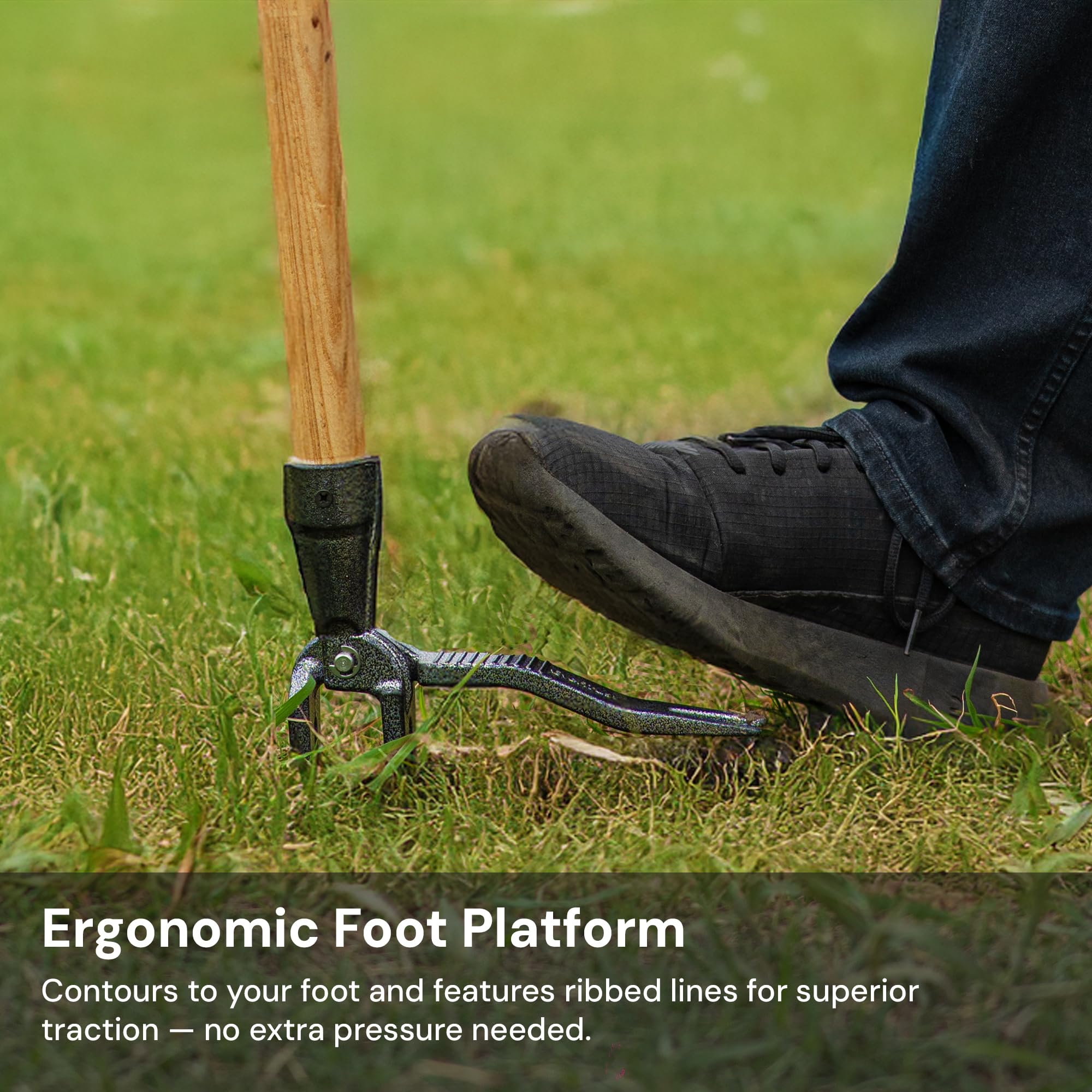EverTrust durable metal head designed for tough weed removal