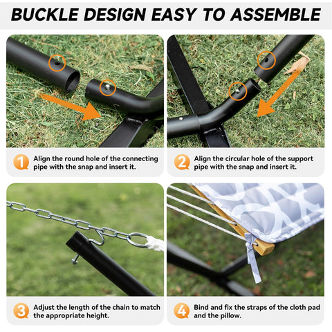 Everyfun carrying bag enables easy transport and storage for the hammock.