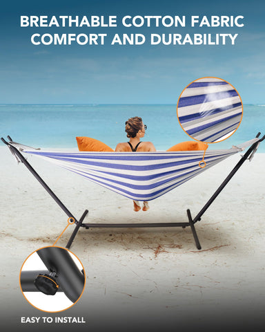 Everyfun portable hammock carrying bag enables simple transport and storage