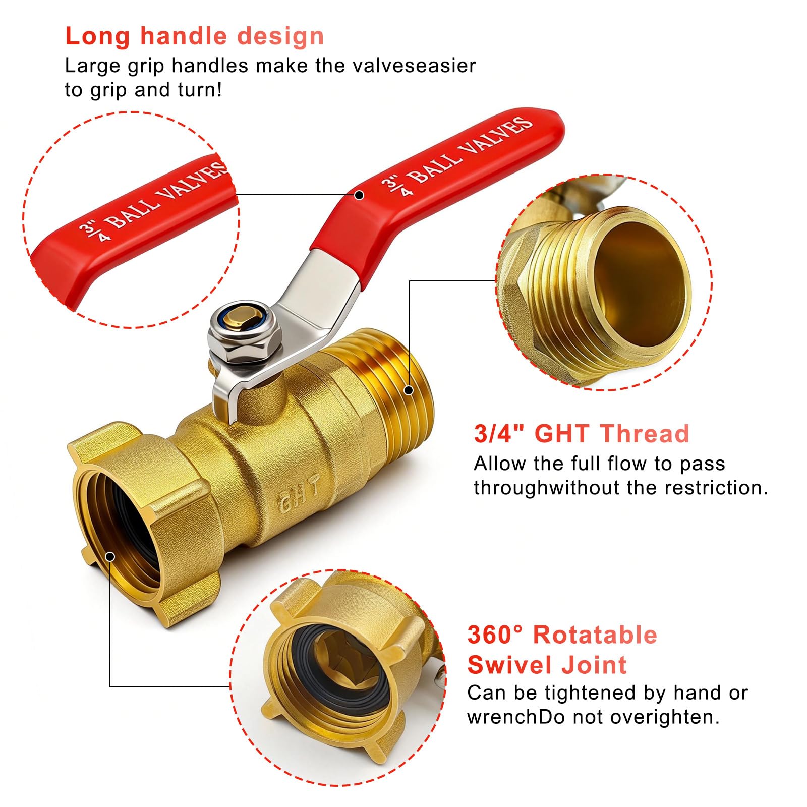 EverZenHub 3/4-inch GHT connection fits standard hoses instantly
