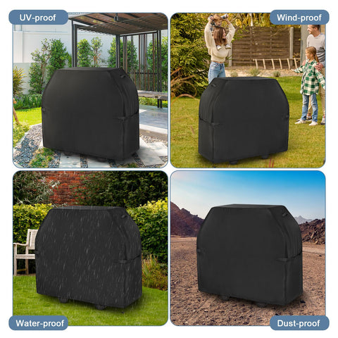 EVLIQUIL durable fabric resists sun fading while guarding your grill.