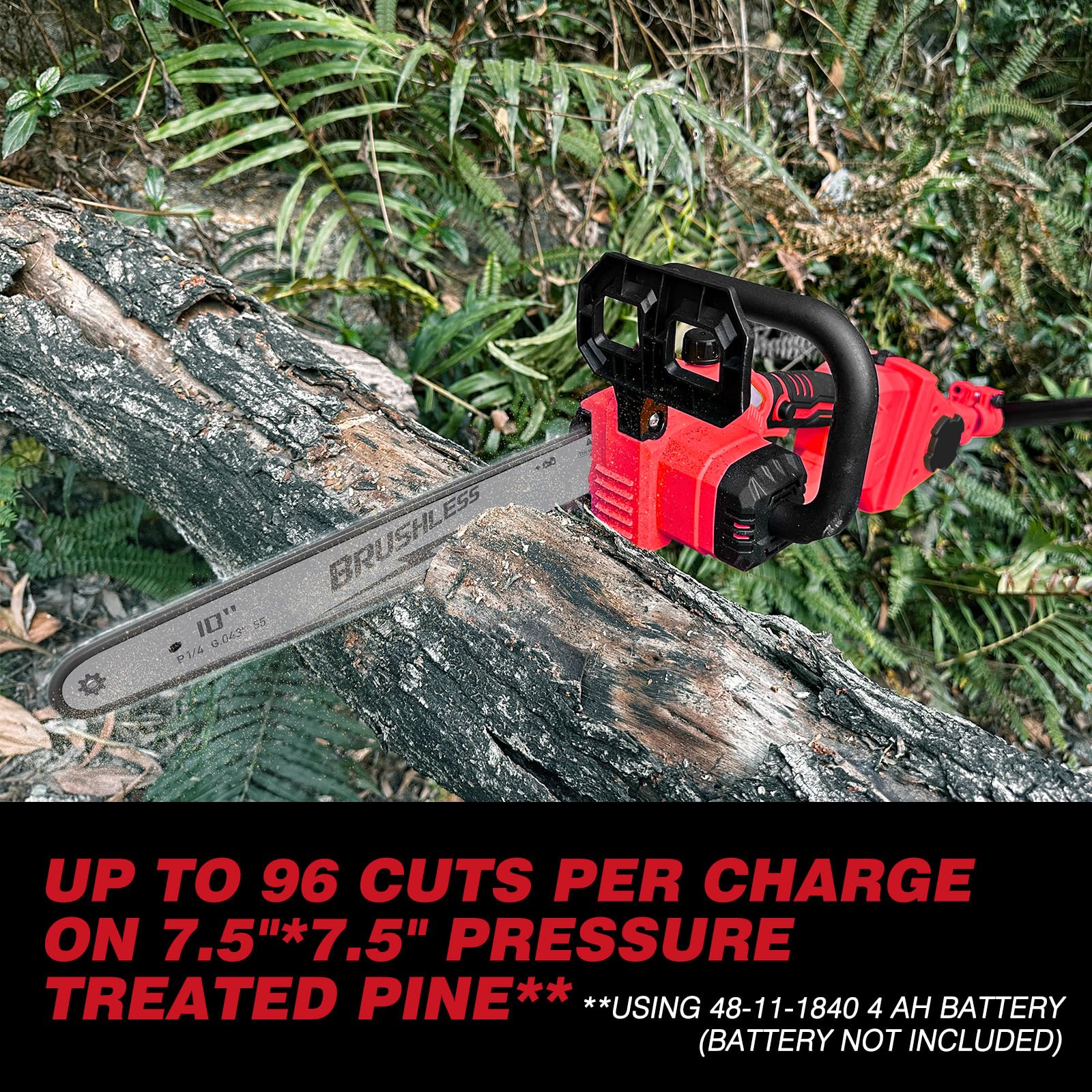 EVOIRON true brushless motor delivers efficient power and longer service life.