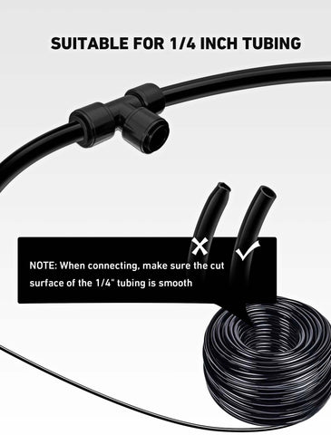 EVOULTES easy-install tee demonstrates tool-free connection.