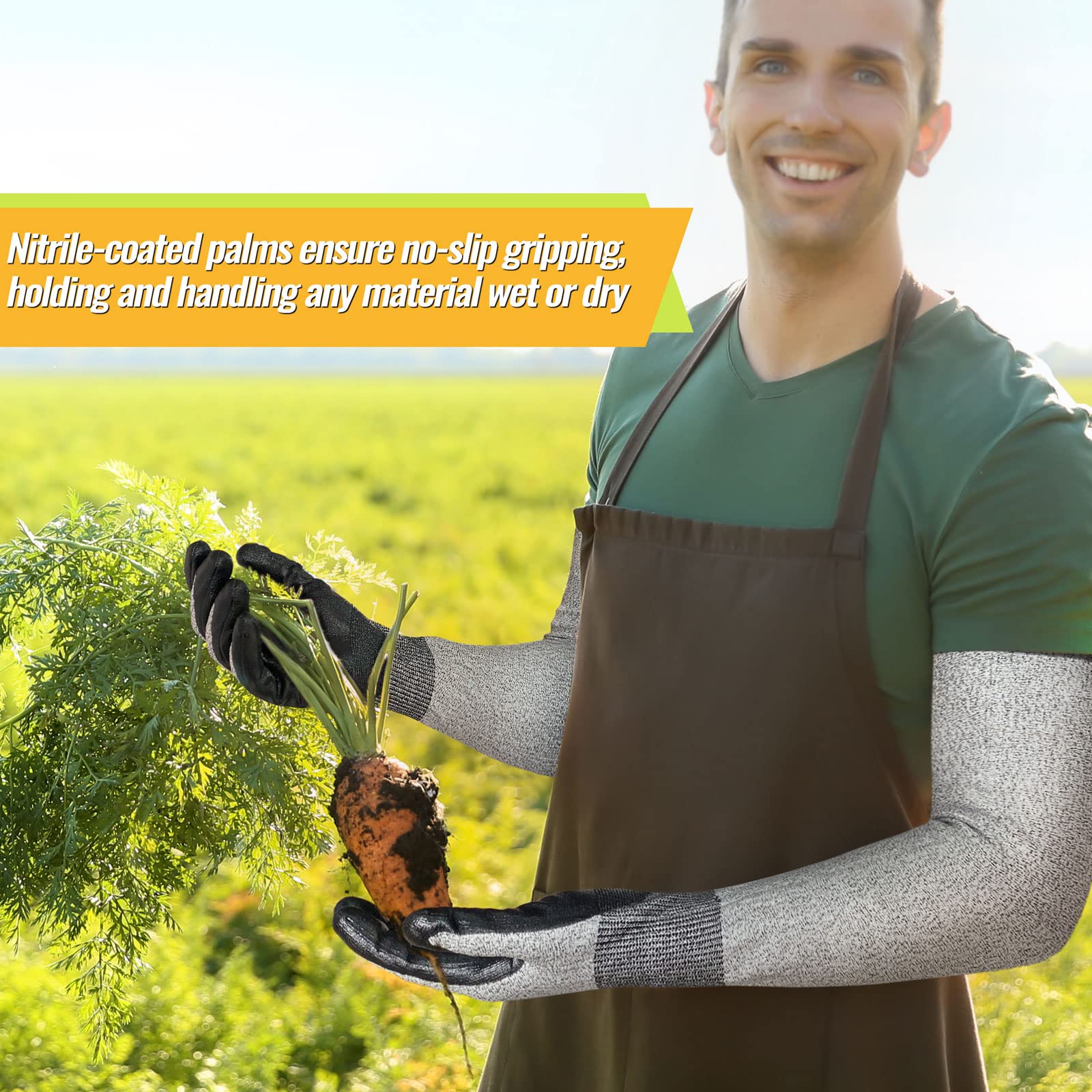 Evridwear gloves provide reliable grip for tool handling and pruning