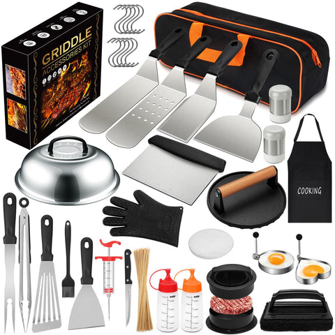 EWFEN long griddle spatula flips large foods with precision