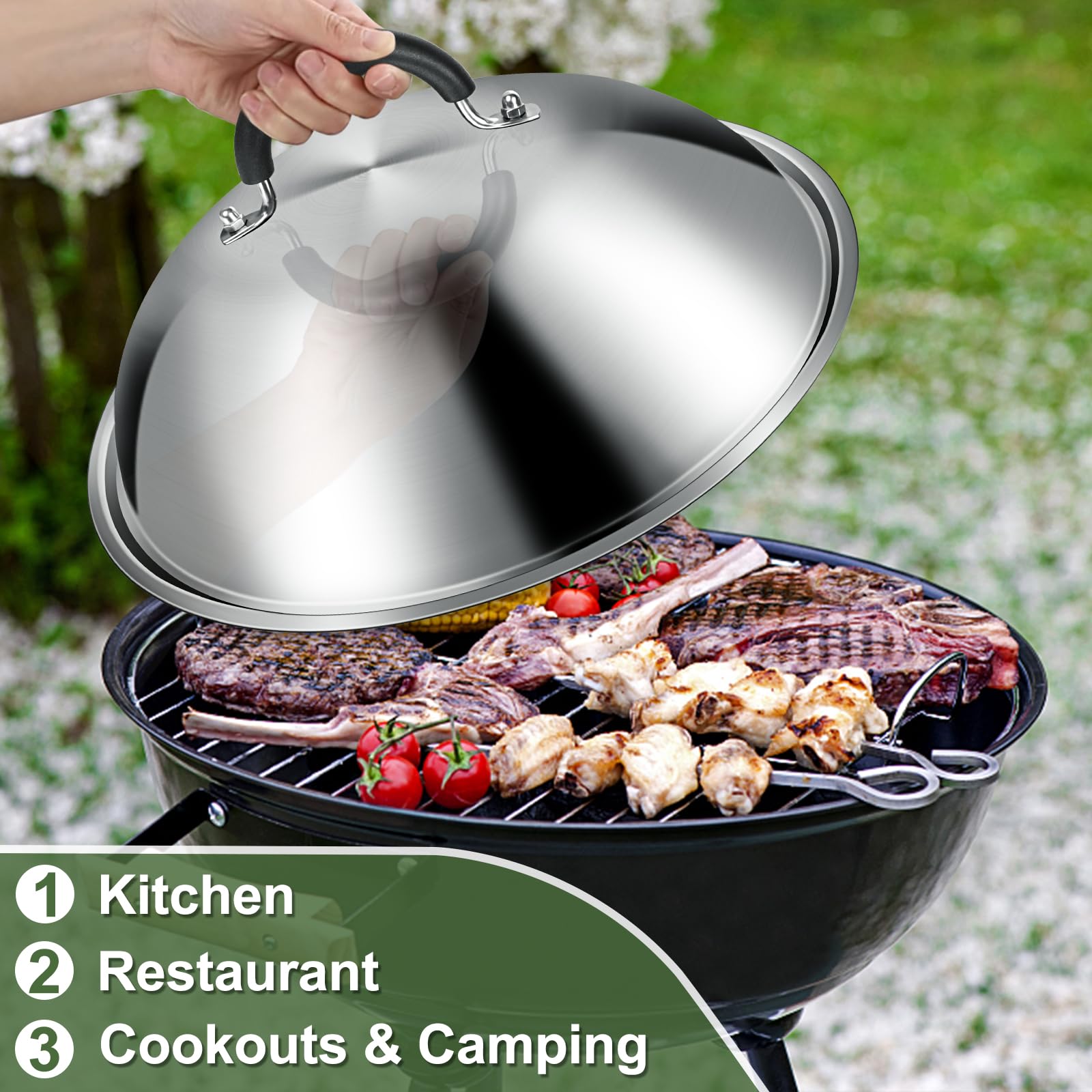 EWFEN 304 stainless steel melting dome is durable and easy to clean