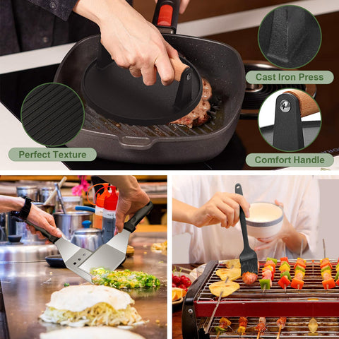 EWFEN griddle small slotted spatula perfect for pancakes and veggies.