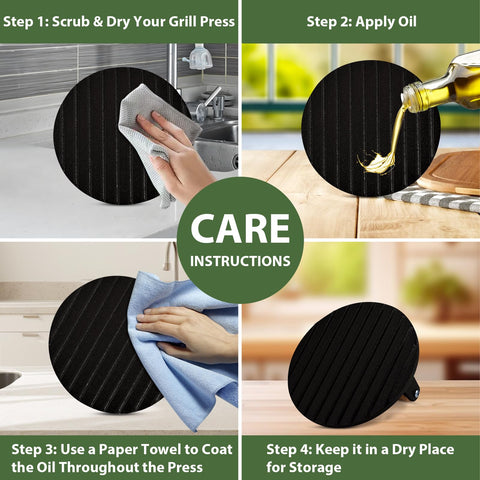 EWFEN multi-surface grill tools suitable for grills and skillets