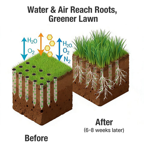 eWonLife powder-coated finish resists rust in outdoor lawn care