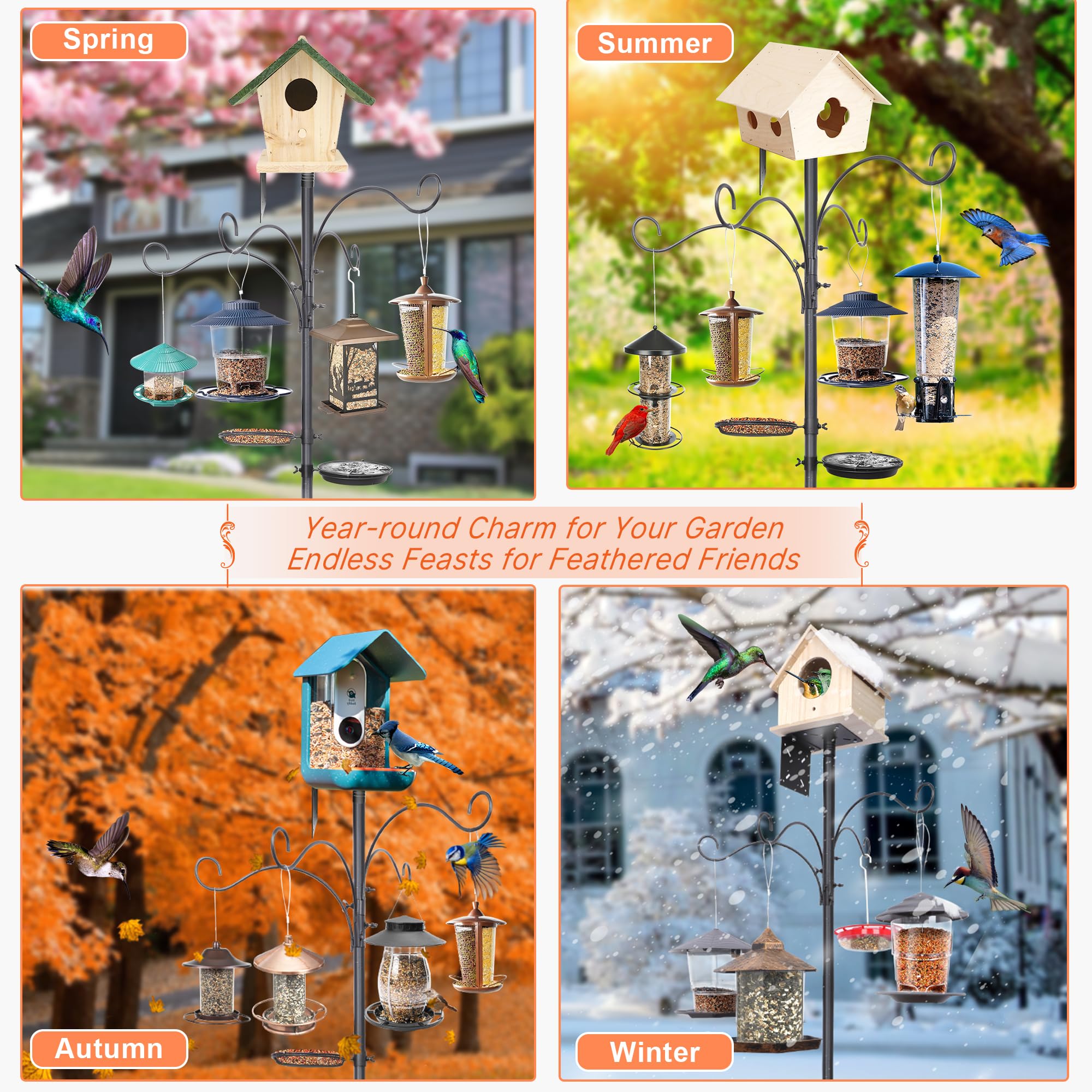 eWonLife weather-resistant powder coating protects against rain and chew