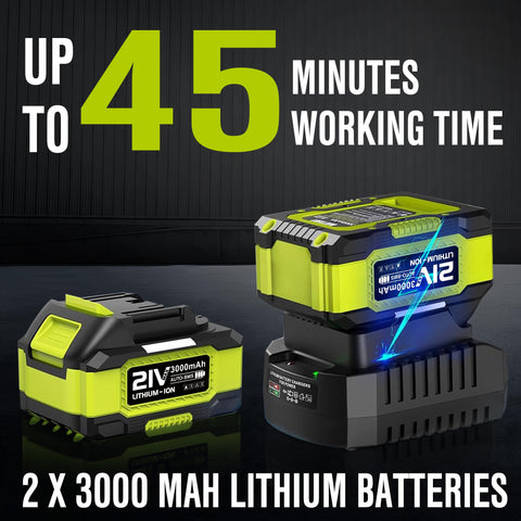 EWORK fast charger speeds up battery swaps for continuous use.