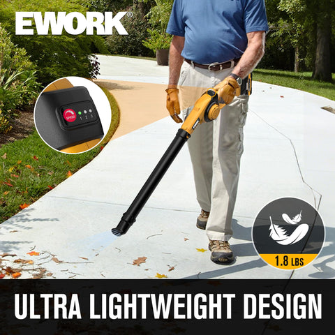 EWORK light-weight design highlights portability and maneuverability
