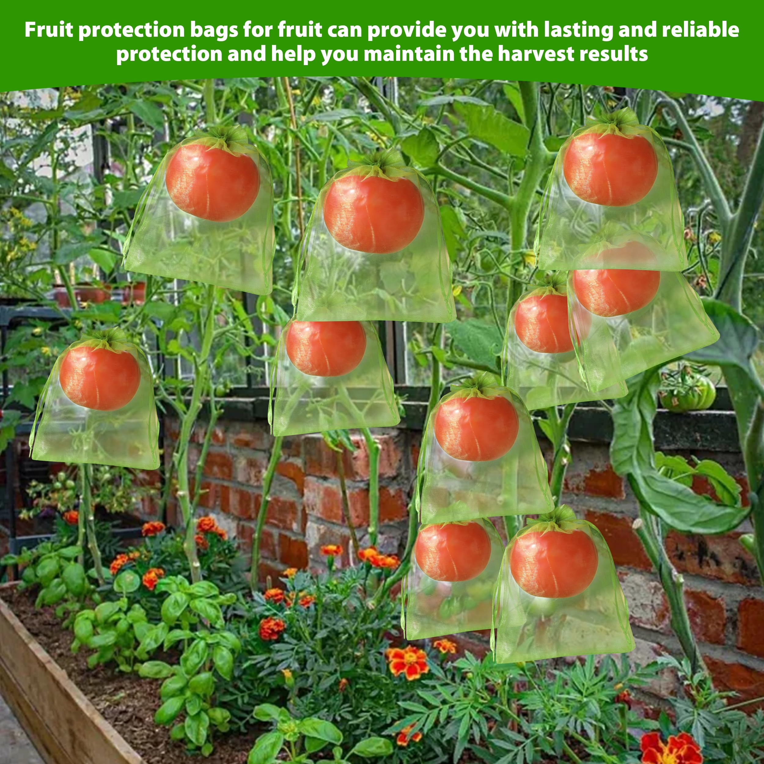 EWPJDK packaging showing 70-count bag set for garden use