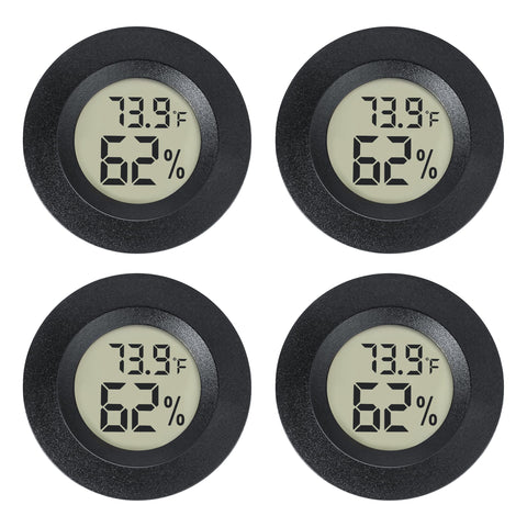 EWPJDK mini hygrometer indoor-outdoor display clearly shows temperature and humidity for precise monitoring.