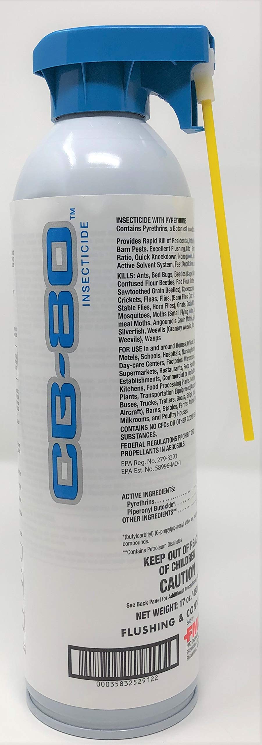 ewwercd CB-80 aerosol can for rapid pest knockdown in home and business settings.