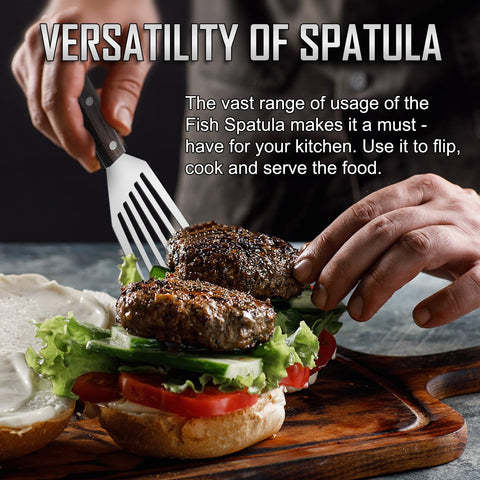 EXAIEW gift-ready fish spatula set in stylish packaging.