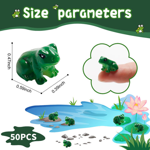 Exasinine resin frog figure for moss landscapes and DIY craft projects.