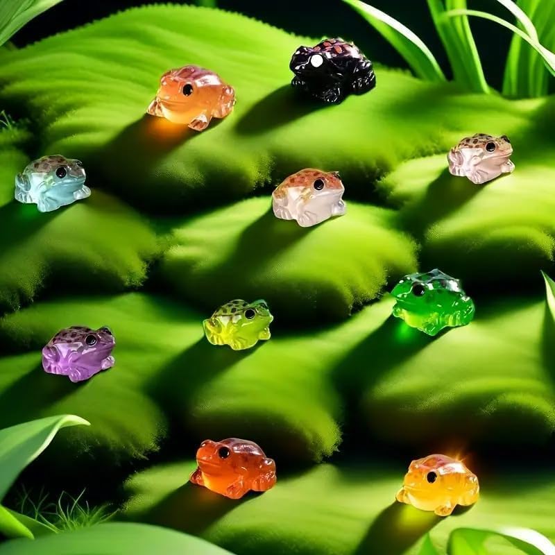 Exasinine resin frog figurine offers safe decor for aquariums