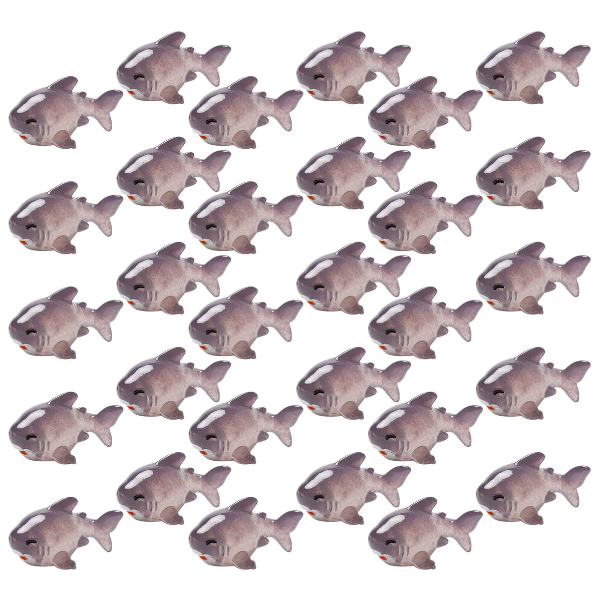 Exasinine shark miniature gray-1 for fairy gardens and terrariums