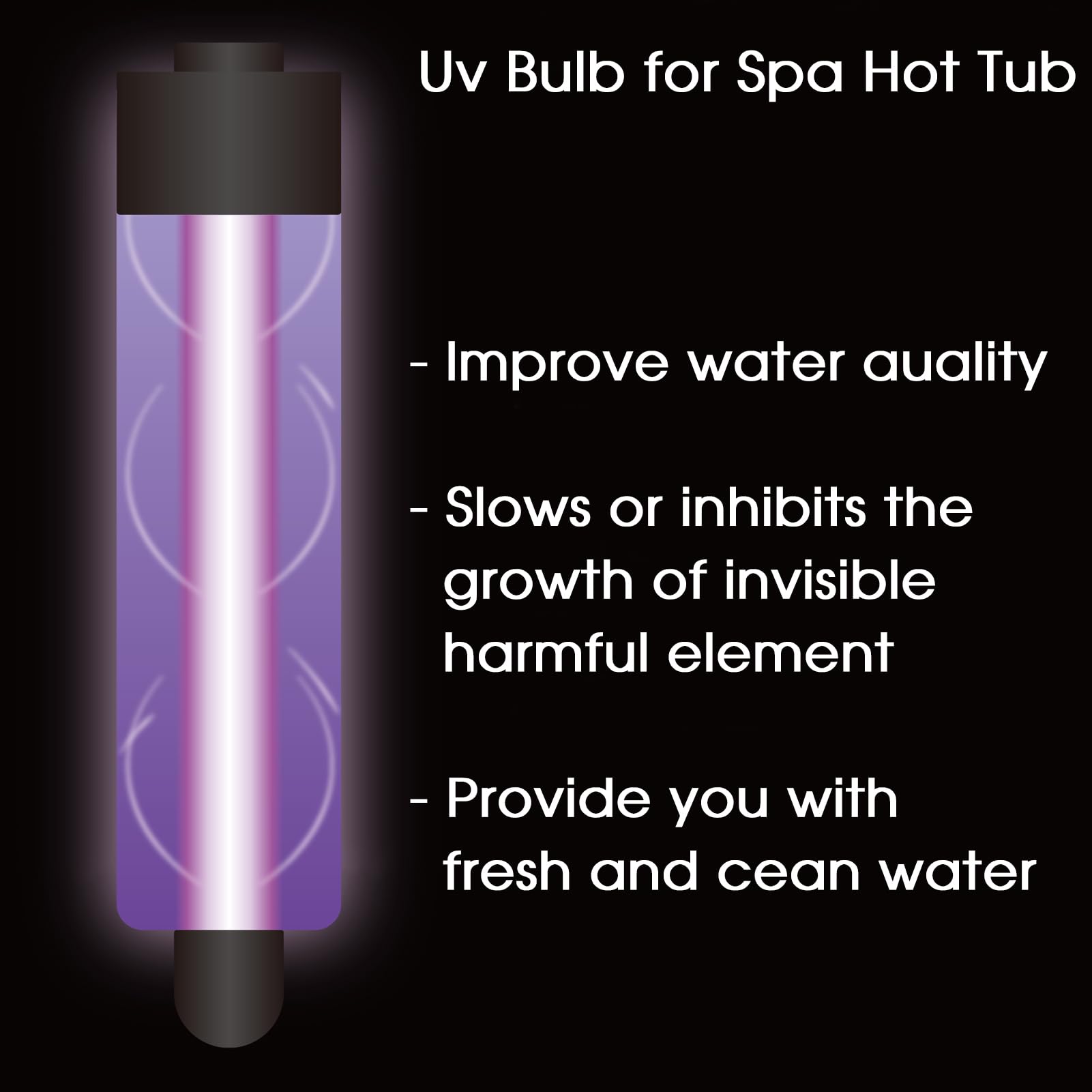 EXCELFU 6-watts spa light demonstrates compact power for clean water ambiance.