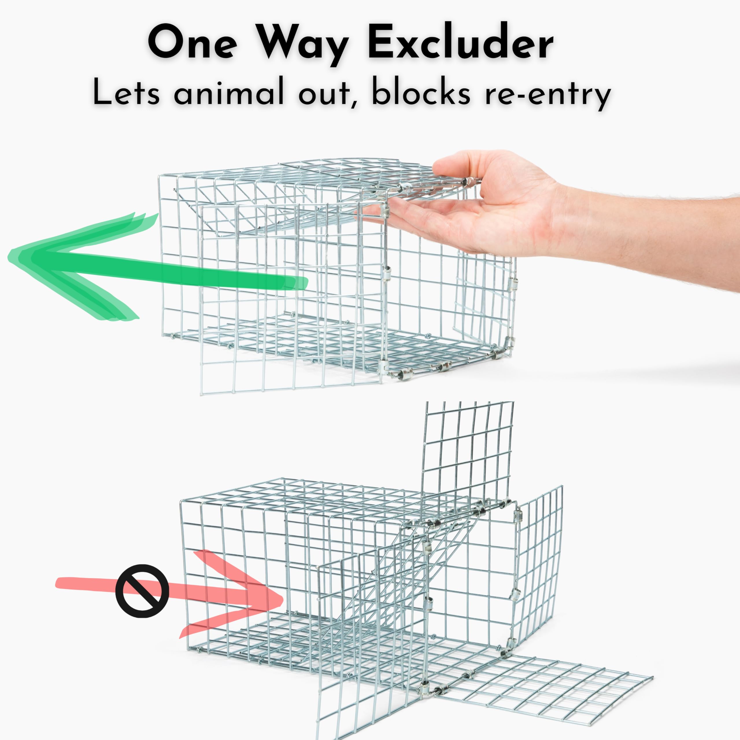 Excluder Pro screws and washers ready for quick, secure installation.