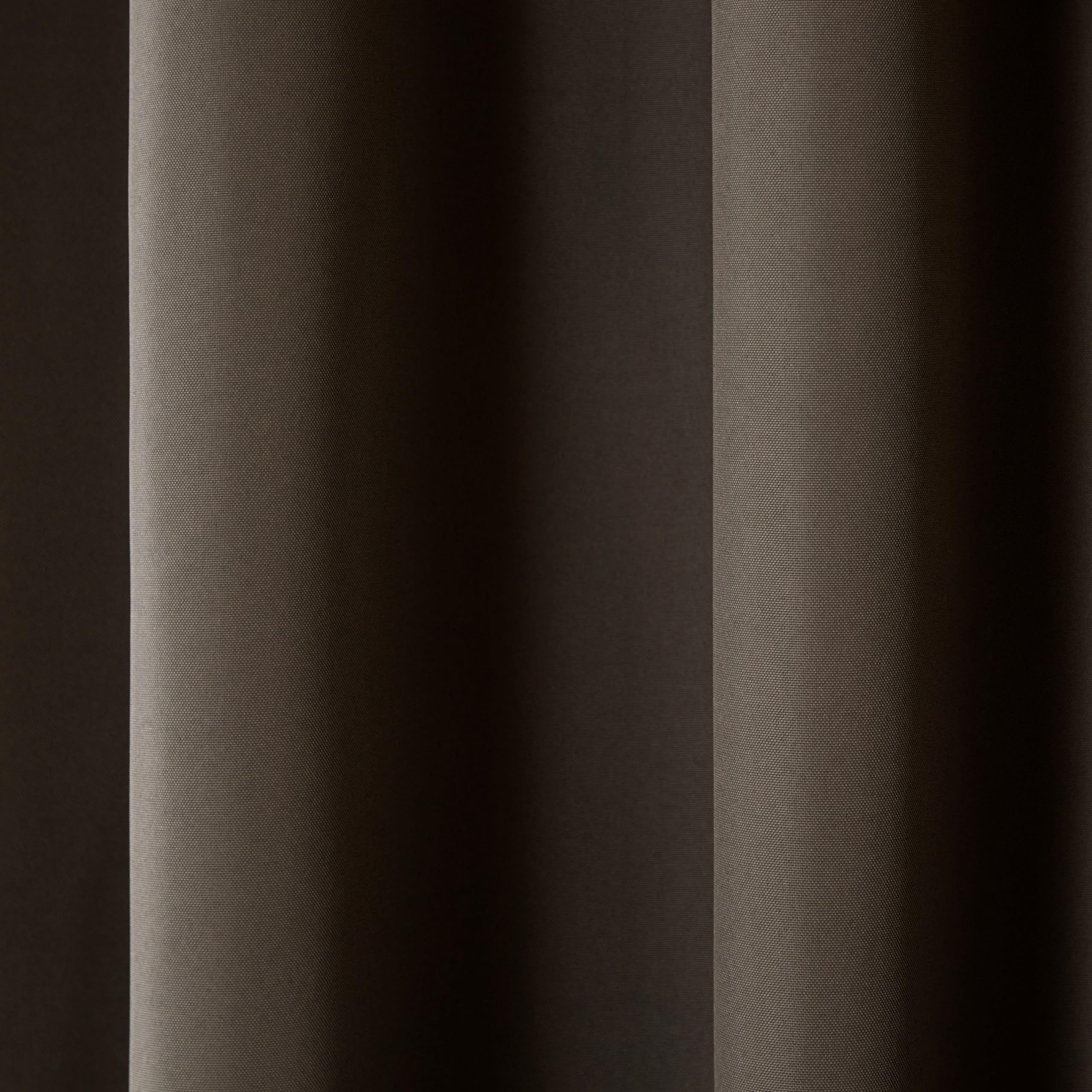 Grommet-top detail showing eight stainless rings on Exclusive Home Cabana curtains