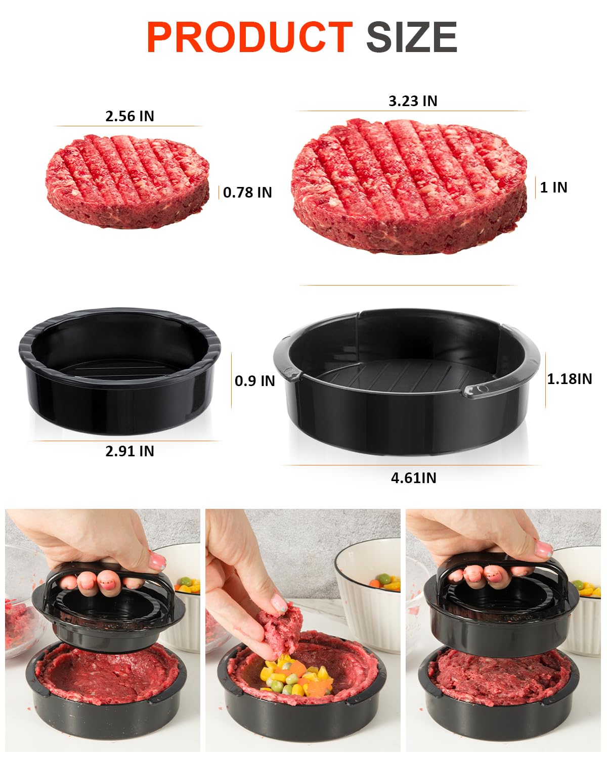 Execent non-stick surface for easy release and quick cleanup