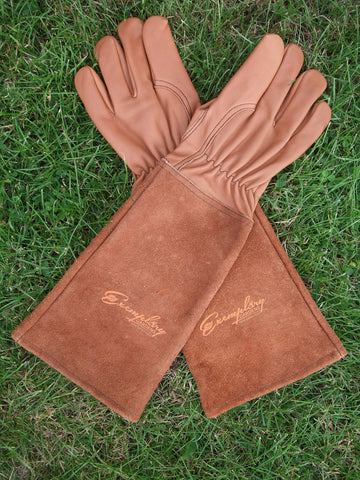 Exemplary Gardens rose pruning gloves soften hands with lanolin-rich goatskin