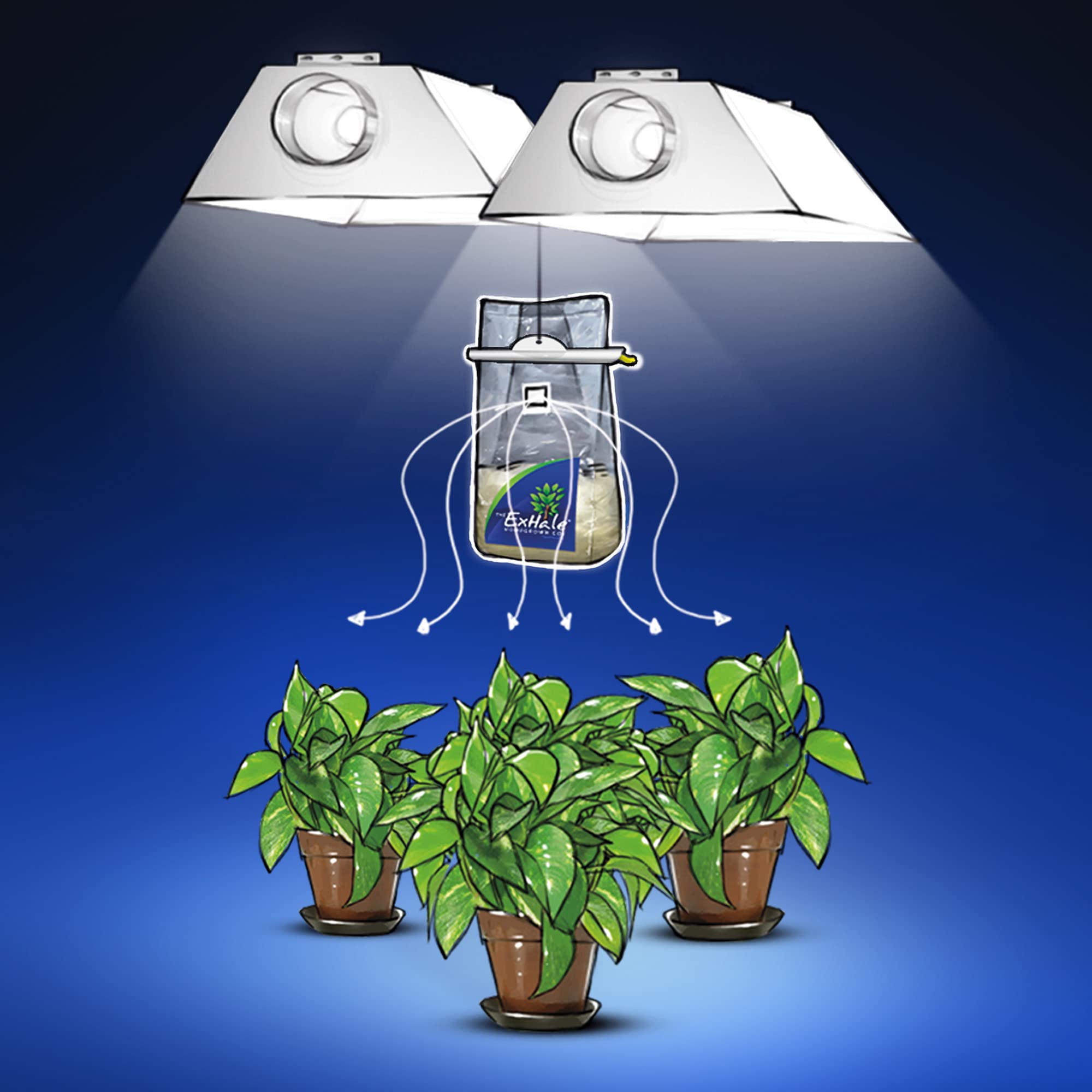 Exhale 365 maintenance-free operation without external power.