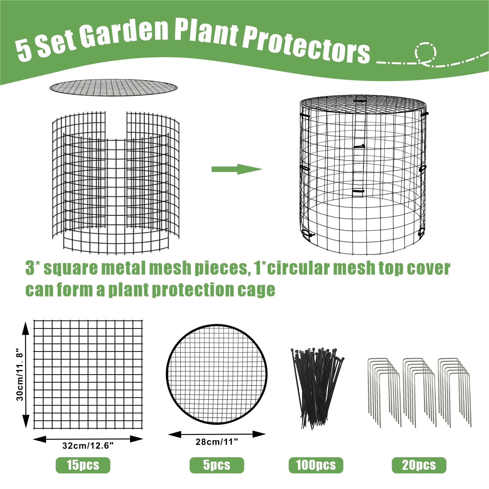 EXJEXJ wire mesh grid assembly shows modular protection.