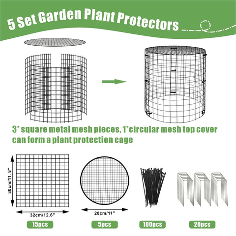 EXJEXJ wire mesh grid assembly shows modular protection.