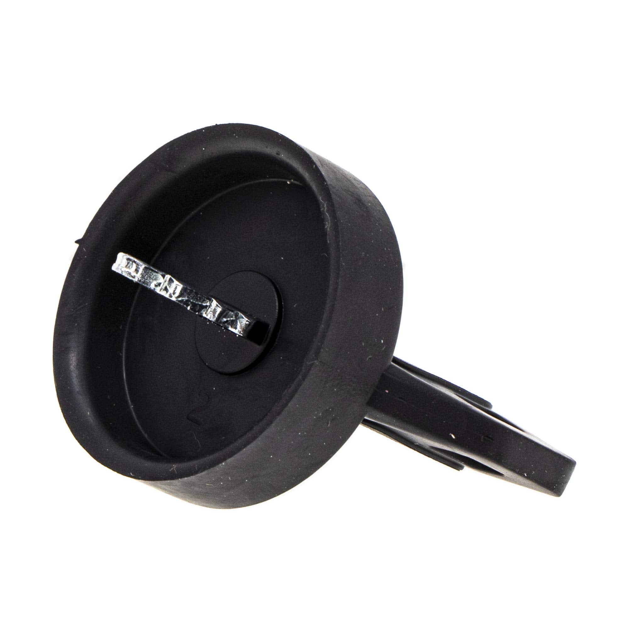 Exmark 103-2106 ignition key close-up highlighting durable metal construction.