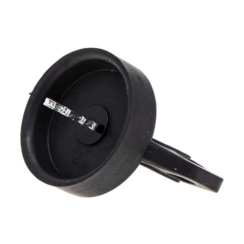 Exmark 103-2106 ignition key close-up highlighting durable metal construction.