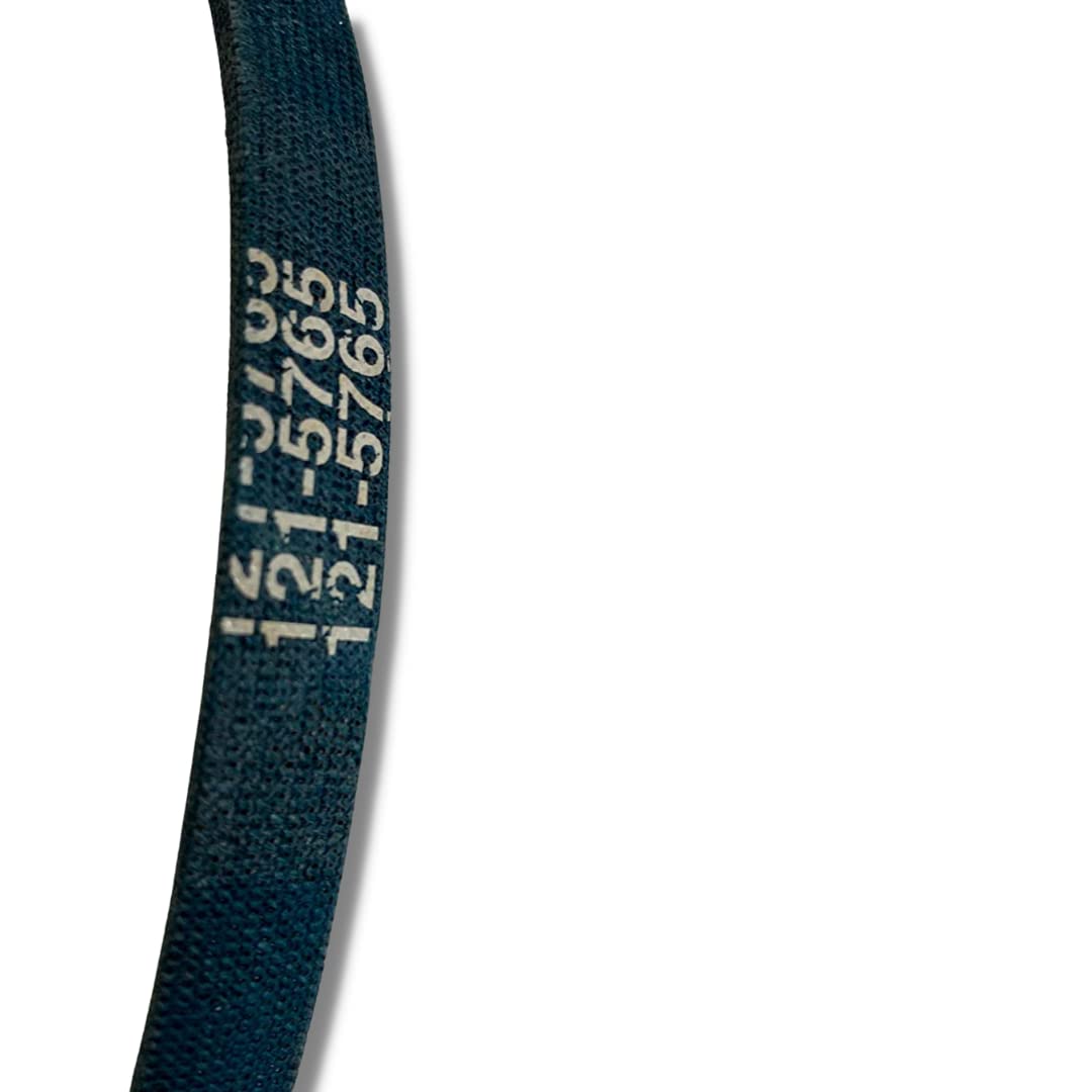 Exmark 121-5765 belt close-up shows teeth and wear pattern