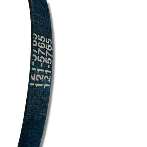 Exmark 121-5765 belt close-up shows teeth and wear pattern