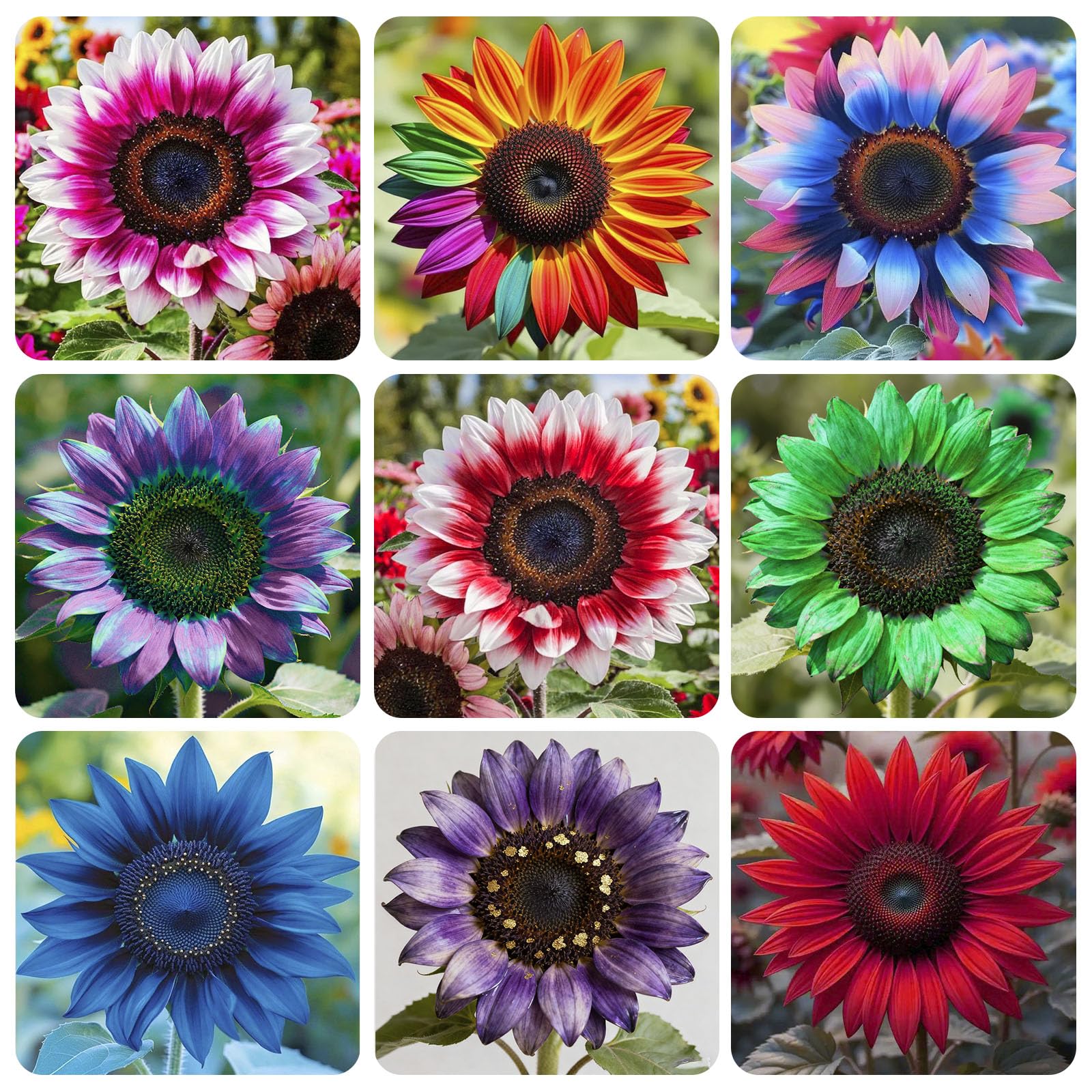 Exotic Sunflower Seeds with large bloom heads for dramatic garden borders
