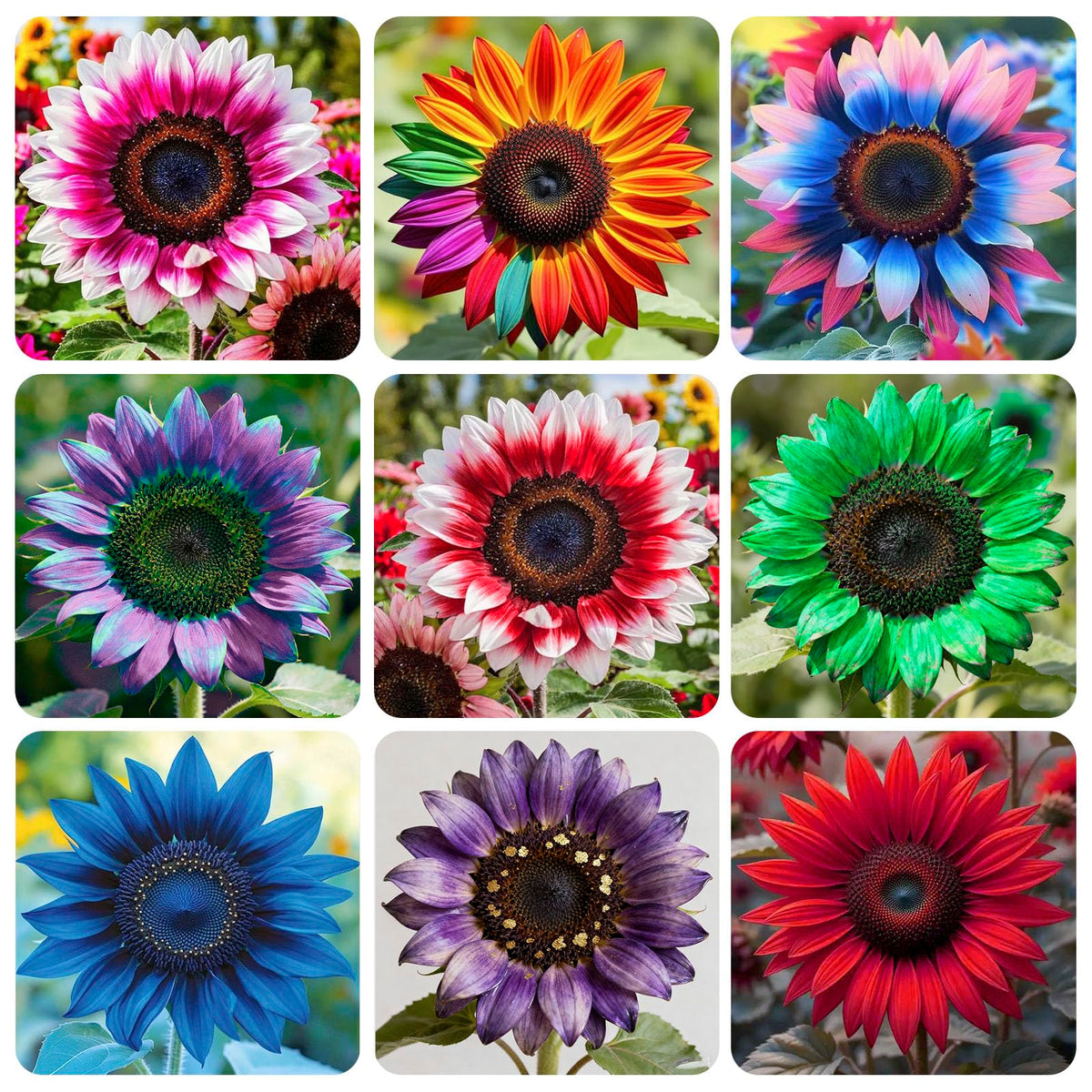 Exotic Sunflower Seeds with large bloom heads for dramatic garden borders