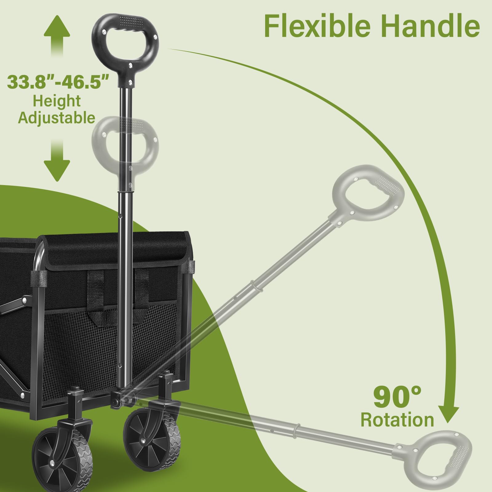 Exovyn all-terrain wagon is ideal for beach days and park visits