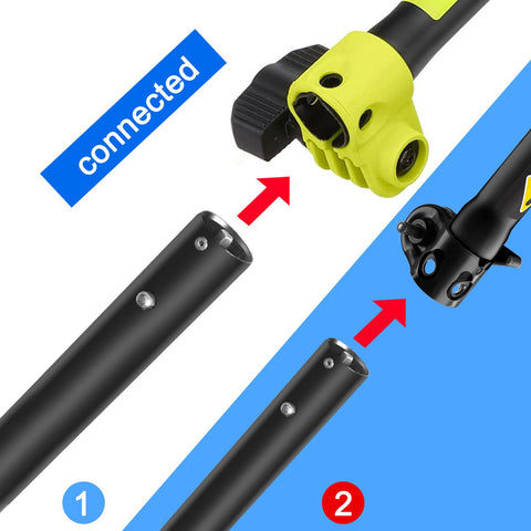 Expand-It trimmer guard and head protects hands during use.