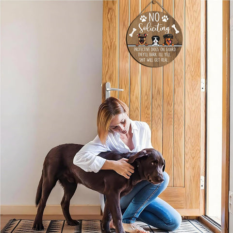 EXQUIDECA dog-owner signal helps deter unwanted solicitors.