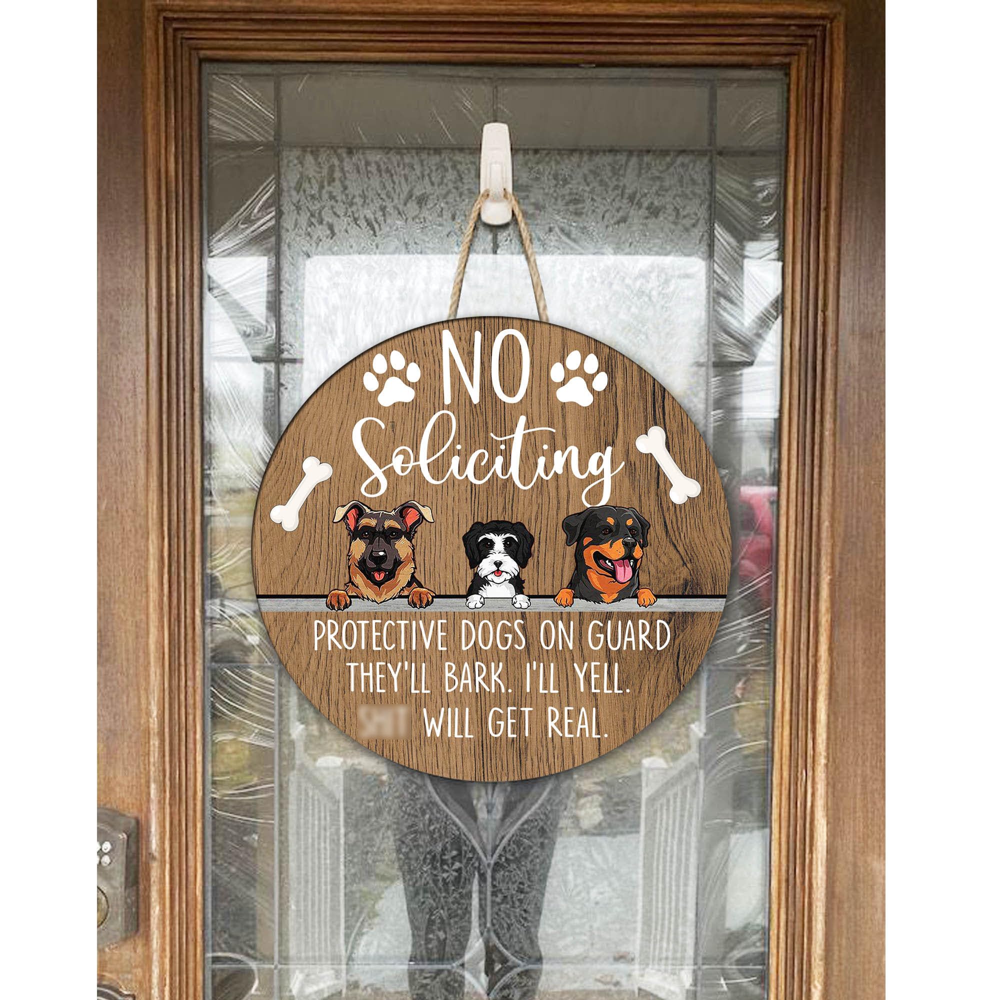 EXQUIDECA rustic farmhouse yard sign adds decorative curb appeal.