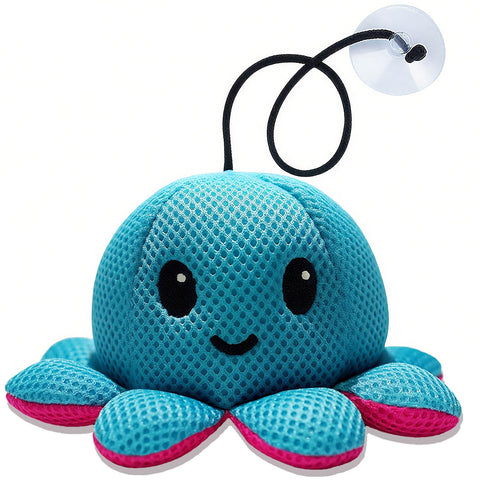 Exqusdy hot tub scum absorber with smiley octopus floats for oil removal